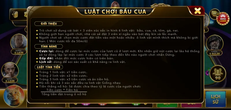 Mẹo chơi game bầu cua Go88 hiệu quả