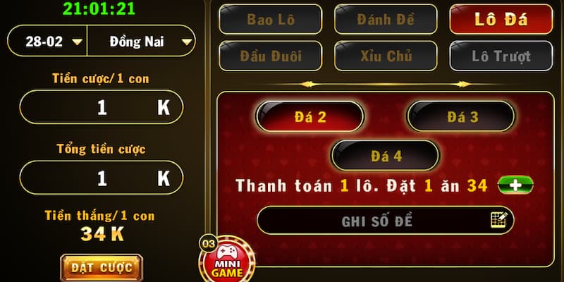 Cách hình thức đặt cược tại Lô đề Go88 