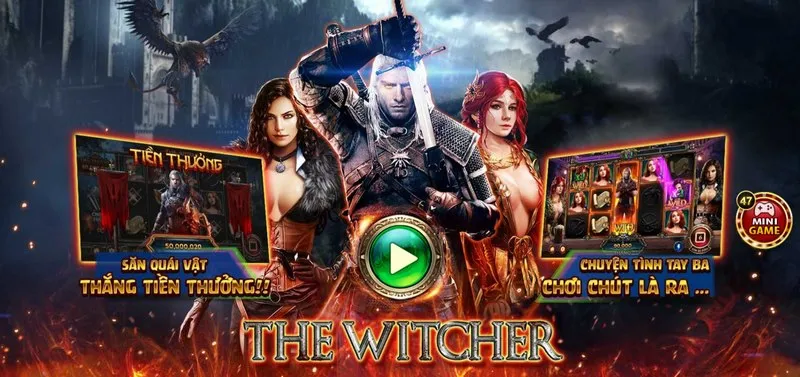 The Witcher Go 88 game nổ hũ với cốt truyện viễn tưởng, hành động 