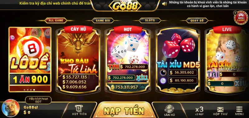 Những lý do tài xỉu Go88 được yêu thích