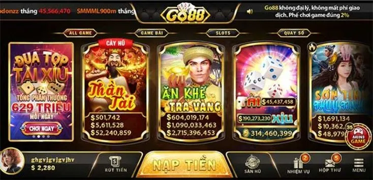 Go88 – Cổng game bài đổi thưởng uy tín đẳng cấp hàng đầu Việt Nam